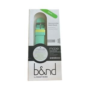 b&nd by Hadley Roma 22mm Silicone Active Watch Band – Android Wear Compatible